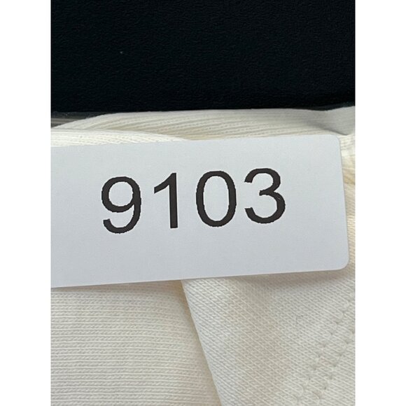 Rafaella Womens White 3/4 Sleeve Top With Gold Zipper Small - Picture 10 of 10